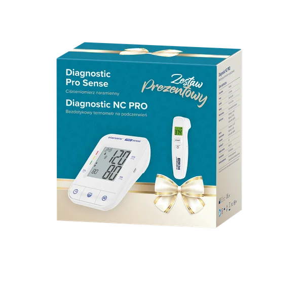 Zestaw Ciśnieniomierz Diagnostic Pro Sense + Termometr Diagnostic NC PRO