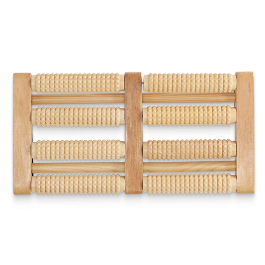 Drewniany wałek do masażu stóp podwójny 4fizjo