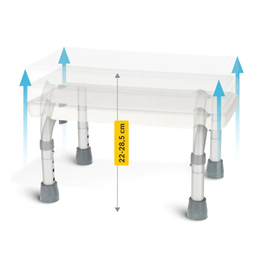 Taboret i stopień do wanny 4FIZJO schodek/ stopień sanitarny