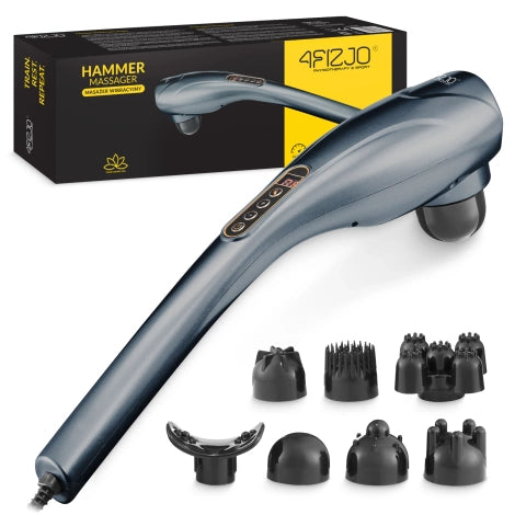 Ręczny masażer wibracyjny do ciała czarny 4fizjo