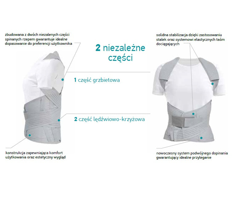 Sznurówka piersiowo-lędźwiowo-krzyżowa Armedical IMMOBILO PRO-H
