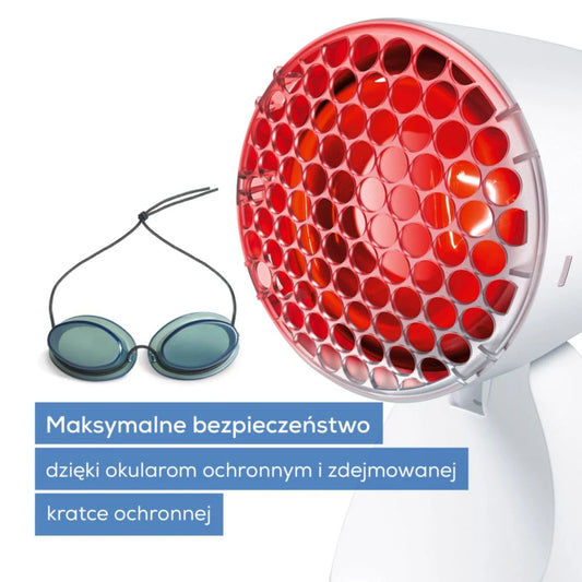 BEURER IL 11 NEW Lampa na podczerwień, typ SOLUX, 5 ustawień kąta nachylenia