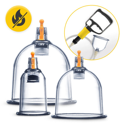 Bańki chińskie bezogniowe próżniowe 12 szt. 4fizjo