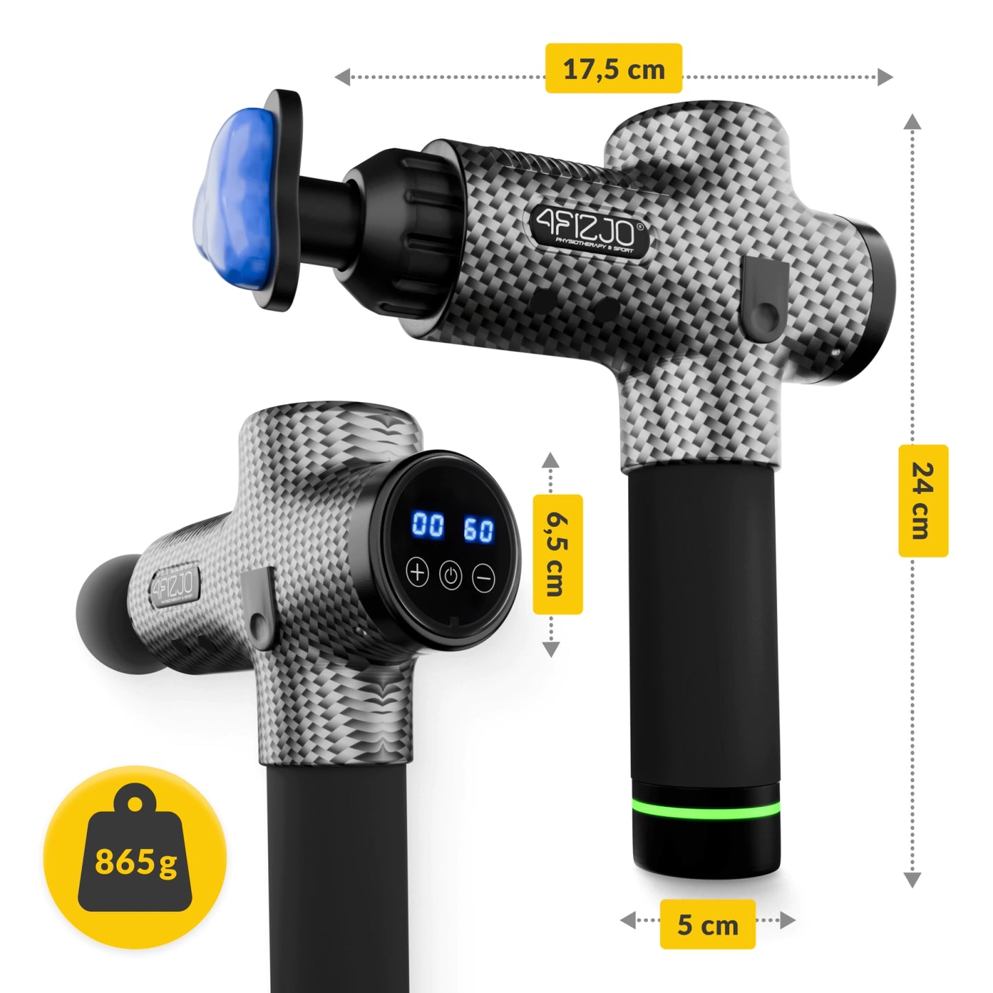 Pistolet do masażu 4fizjo MASSAGE GUN ULTRA COOL EDITION