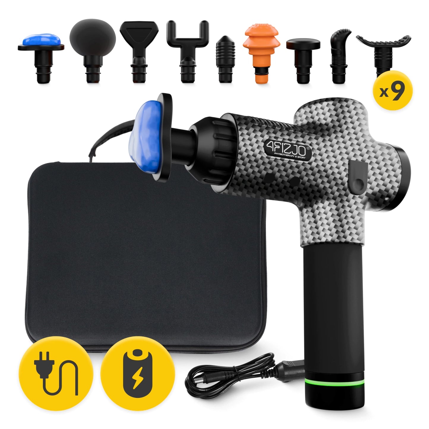 Pistolet do masażu 4fizjo MASSAGE GUN ULTRA COOL EDITION